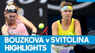 Marie Bouzkova vs Elina Svitolina Match Highlights (1R) | Australian Open 2021