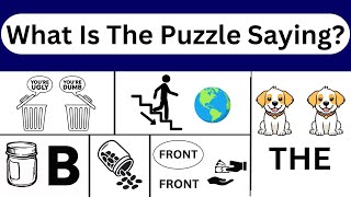 Can You Solve These Rebus Puzzles? | Hidden Phrase Brain Teaser Challenge
