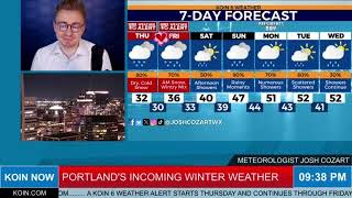 KOIN NOW: Portland's incoming winter weather