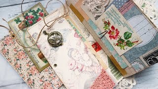 Sweet Florals Vintage Eclectic Junk Journal