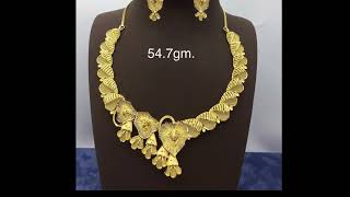 Latest Gold Necklace Designs with WEIGHT | Dubai Gold Market | Best Gold Jewelry Design In Dubai