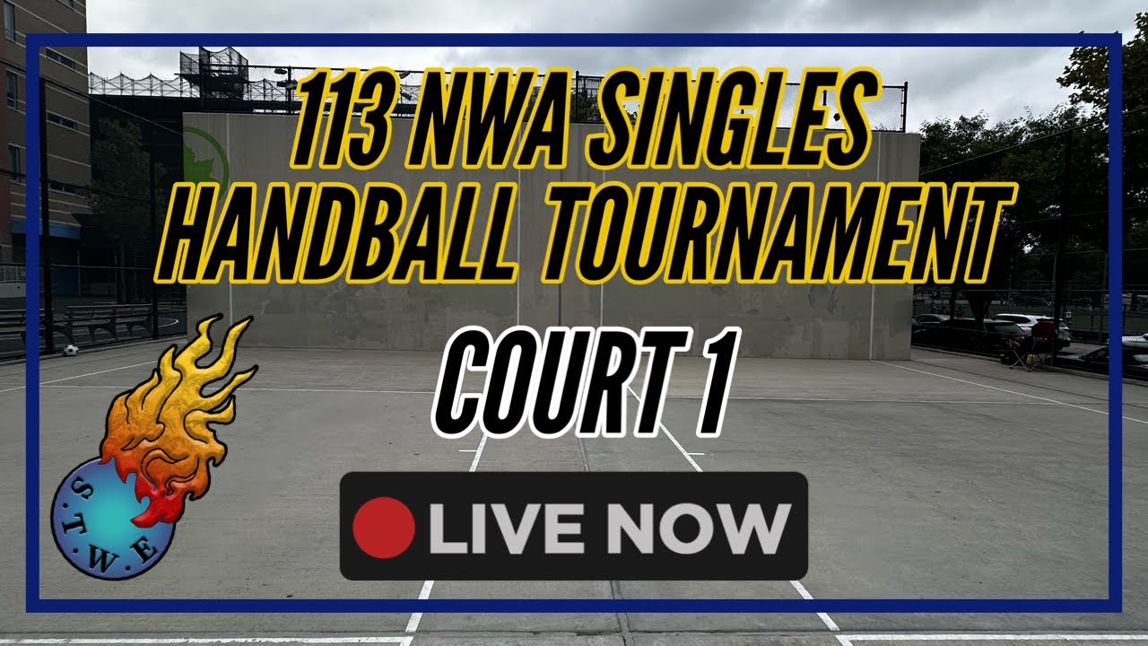 113 Nwa Singles Handball Tournament Live рџћґрџ ґ Court 1 Youtube