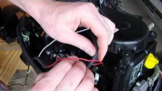 How to use a Tiny Tach on a small outboard engine