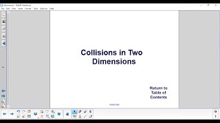 AP 1 Momentum Two Dimensional Collisions