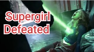 supergirl Defeated scene|