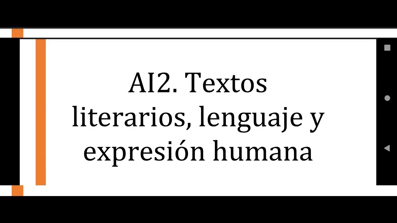 Ai2 Textos Literarios Lenguaje Y Expresión Humana