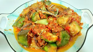 Meski Sudah Berganti Tahun, TERONG TERI MASAK BALADO INI MASIH JADI MENU FAVORIT KELUARGA‼️