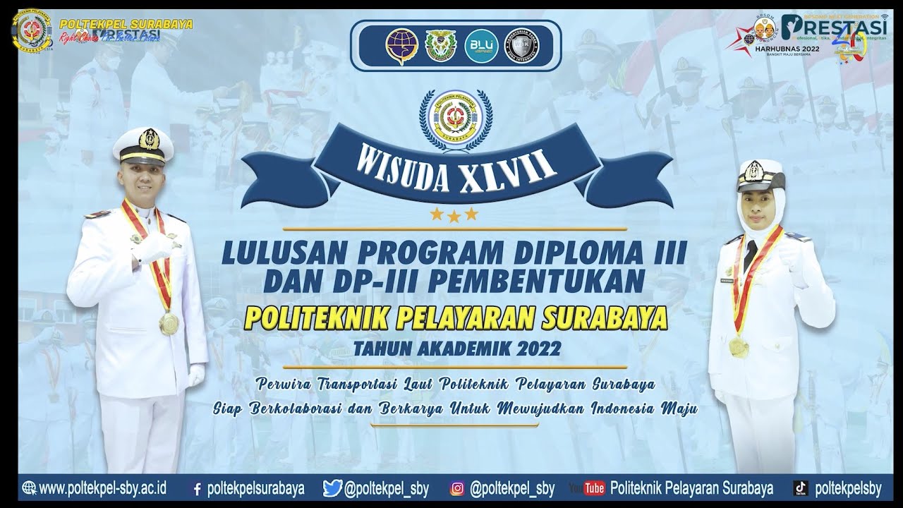 WISUDA POLITEKNIK PELAYARAN SURABAYA - YouTube