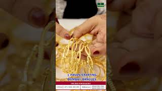 1 PAVAN STARTING BOMBAY BANGLES | Nakshathra 916 Gold and Diamonds