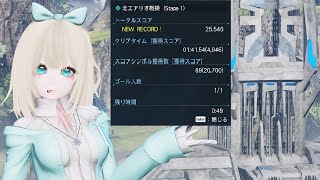 【PSO2:NGS】北エアリオ板操（25,546）ARKS Records Field Race - North Aelio Board