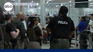 ICE officers arrive at airport TSA checkpoints after Trump order amid shutdown