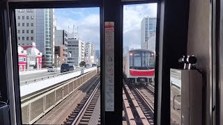 [前面展望] 大阪メトロ御堂筋線 [M13] 新大阪 - [M20] なんば・難波 Shin Osaka - Nanba