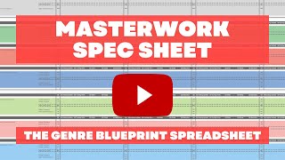 Masterwork Spec Sheet: Introducing the Genre Blueprint Spreadsheet