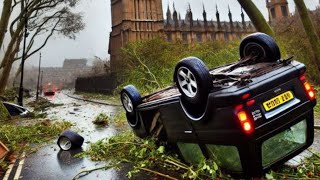 Wind 150 km/h! Storm Darragh hits the UK