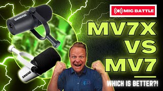 Is The Shure MV7X Better Than The MV7?  Mic Battle!