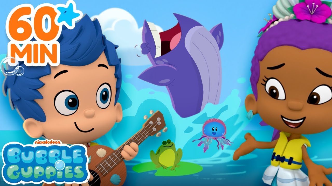 Wild Animal Rescues! 🐳 W/ Songs, Games & More | 1 Hour | Bubble Guppies ...