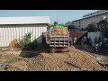 wonderful start 4project truck unloading filling u0026 perfect bulldozer push step by step...