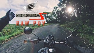 RAW POV Honda GB350S Stock Exhaust