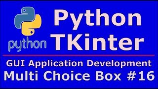 16 Python Tkinter Multi Choice Box