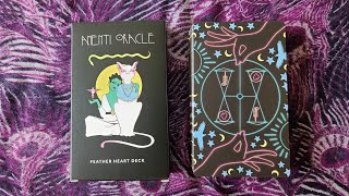 Amenti Oracle: Feather Heart Deck By Jennifer Sodini & Art By Natalee Miller 🪶🩷