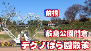 前橋敷島公園門倉テクノばら園散策