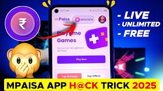 mPaisa Unlimited Trick 2025 | m Paisa App Unlimited Trick | m Paisa app new coin trick | mPaisa App