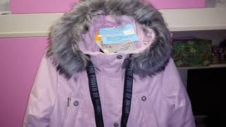 Обзор зимней куртки для девочки ALPEX размер 158-84-69