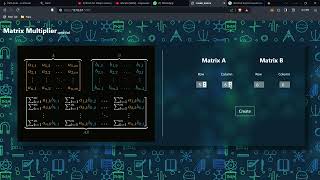 Matrix Calculator 🔥Mini Web Python Projects For Beginners