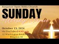 KOBC II Sunday Praise & Worship Service II Rev. Michael Hammond II October 13, 2024