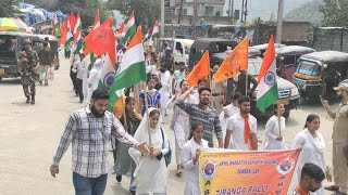 Ramban: ABVP holds 'Tiranga Rally' To mark 4 years of Abrogation of Art. 370