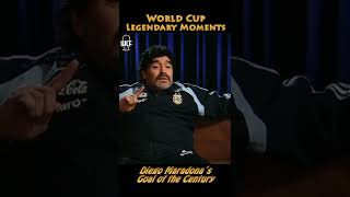 Diego MARADONA 🇦🇷 comments on his Goal of the Century - Argentina v England (World Cup 1986) #Shorts