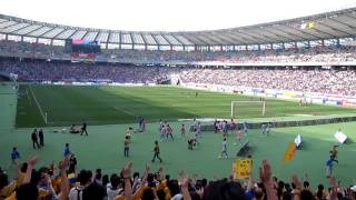 2010.05.05東京対仙台。試合終了後のあいさつ