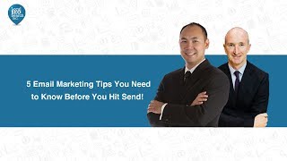 5 Email Marketing Tips You Need to Know Before You Hit Send!