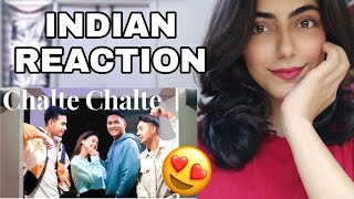 (COVER INDIA) Chalte Chalte - Hari Putra, Putri Isnari, Gunawan, Ridwan | Indian Reaction