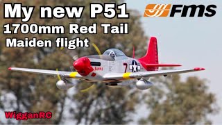 P51 Fms Mustang 1700mm Maiden Flight