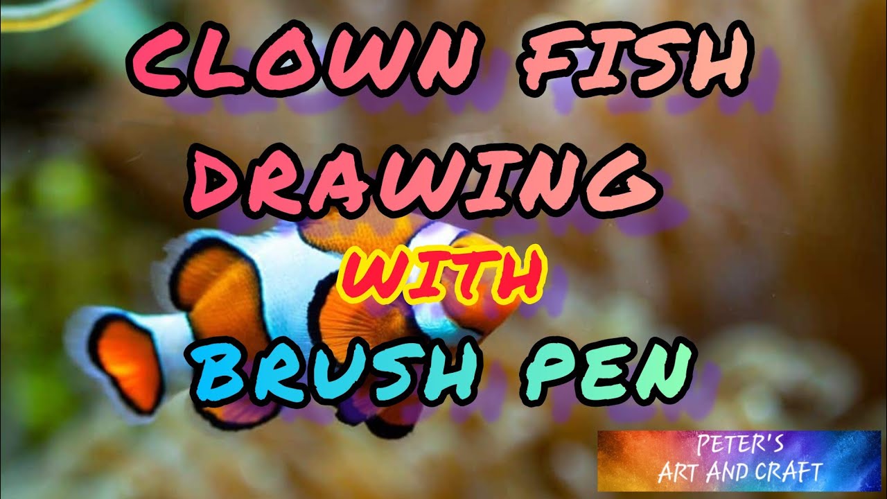 Simple Brush Pen Drawing Youtube