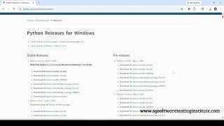 1 Python Playwright Download and install Python