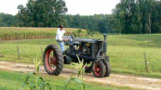 1928 Farmall tractor first time out in 5 years