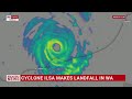 Cyclone Ilsa downgraded to category 3 as storm makes landfall in WA