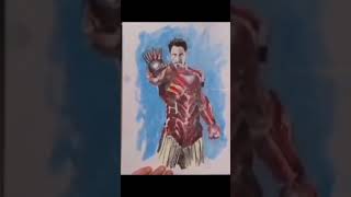 RDJ's Drawing..... 🔥🔥😂😂 #robertdowneyjr #ironman #tomholland #avengers