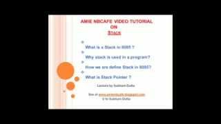 Stack in 8085 | Stack Pointer | How it work
