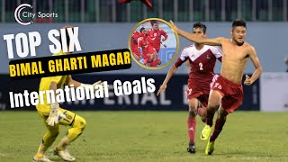 Top 6 (Six) International goals by Bimal Gharti Magar .