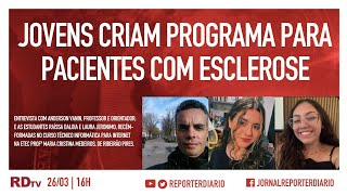 Jovens criam programa para pacientes com esclerose