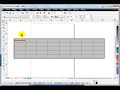 coreldraw cdr零基础工具讲解13 表格工具