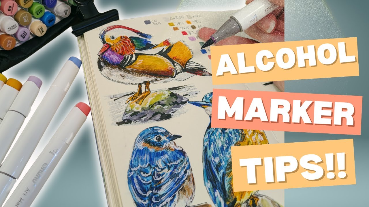 Alcohol Marker Techniques You Need To Know Youtube