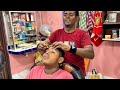 AMAZING Barber Therapy💈Young Customer Enjoyed The BEST ASMR HEAD MASSAGE || Neck Crack ✅ 3D ASMR