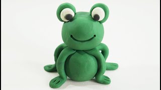 How to Make a Clay Frog 🐸💫 | Simple and Quick Step-by-Step Guide | Play-Doh and Plasticine Tutorial