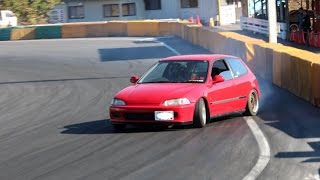 【魔改造】RWD F20C EG6 Drifting  本庄サーキット