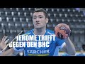 Jerome Müller mit einem Kracher gegen den Bergischen HC || TVB Stuttgart