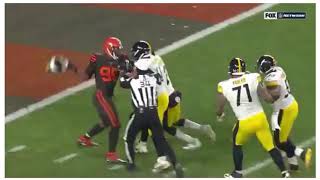 Full Video of Cleveland Brows Pittsburgh Steelers Myles Garrett Assaults Mason Rudolph with Helmet